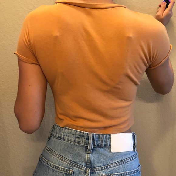 ZARA Fitted crop top - Picture 2 of 3